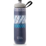 Polar Bottle Sport Insulated Water Bottle Bpa-free Sport And Bike Squeeze Bottle With Handle tempo Navy And Sky Blue 685g