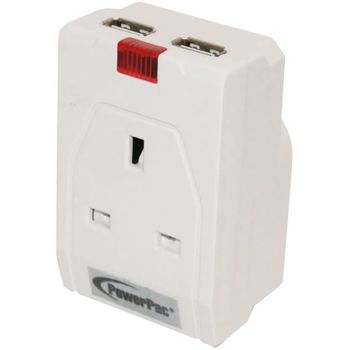 PowerPac Multi Adapter 2x Usb Pp010u
