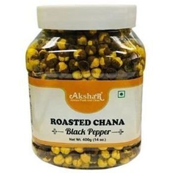Akshar Roasted Chana Black Pepper 400g