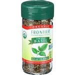 Frontier Organic Sweet Basil Spice Leaf Flakes 0.56 Ounces