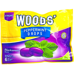 Woods' Peppermint Lozenger Blackcurrant 15g