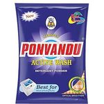 Ponvandu Active Wash Detergent Powder Top & Front Load 1kg