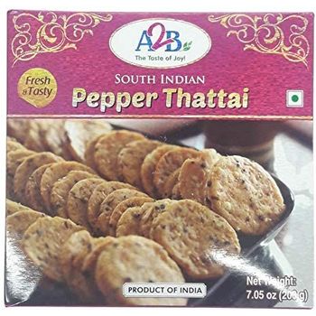 A2B Snacks Pepper Thattai 200g