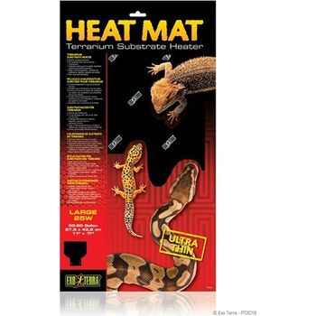 Exo Terra Heat Mat Reptile Terrarium Substrate Heater 25 Watt Large