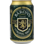Baron's Strong Brew Lager Beer Can 323ml