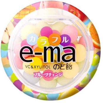Uha Mikakuto E Ma Throat Candy Container Colorful Fruit Change 33g