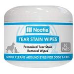 Nootie Tear Stain Wipes For Dogs Cats 60ct