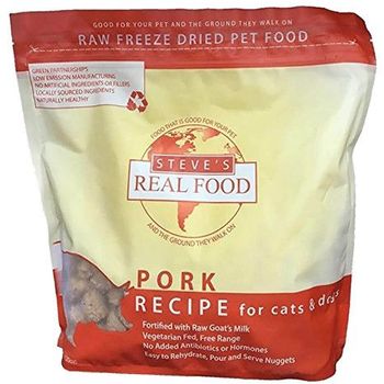 Steves Real Freeze Dried Pork Cat and Dog Food 566g