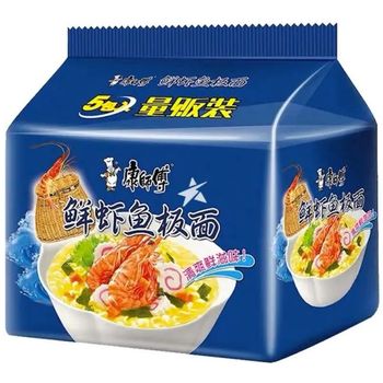 Master Kong Instant Noodle - Fish & Shrimps Flavour 95g (Pack Of 5)