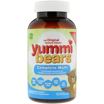 Hero Nutritional Yummi Bears Childrens Complete Multi Vitamin 200 Gummies