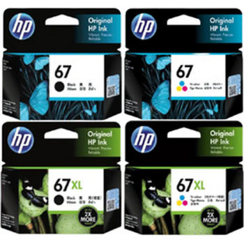 HP 67 67XL Black Tri-colour Original Ink Cartridge