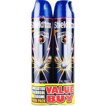 Shieldtox All Insect Killer Spray Powergard 2x600ml