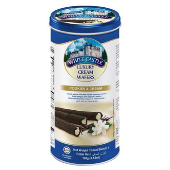 White Castle Cream Wafers 100g