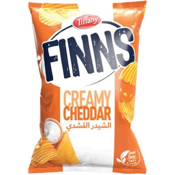 Tiffany Finns Potato Chips Cheddar Cheese 85g