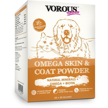 Vorous Wellness Omega Skin & Coat Powder 3g x 30sachets