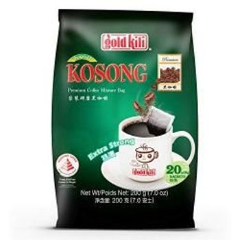 Gold Kili Kopi O Kosong - Extra Strong (No Cane Sugar Added) 20 x 10g