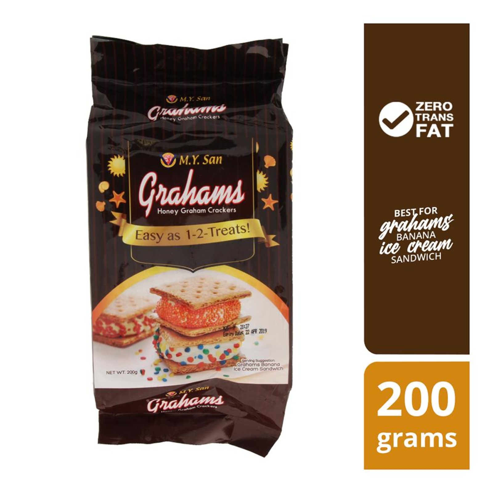 uMartBalestier M.Y. San Graham Crackers Honey 200g Fairmart