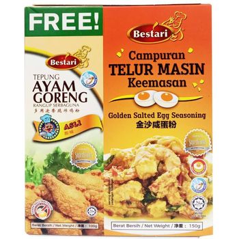 Bestari Campuran Telur Masin Keemasan 150g