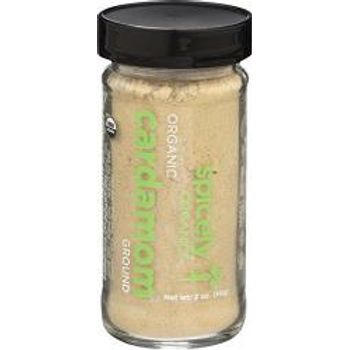 Spicely Organic Cardamom Powder 2.00 Ounce Jar Certified Gluten