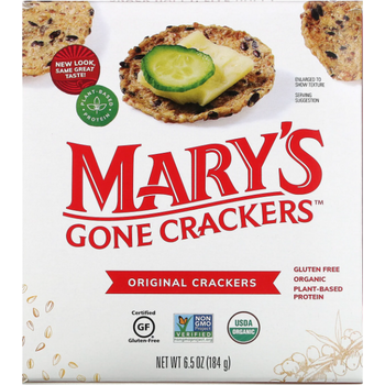 Mary's Gone Crackers Organic Original Crackers Gluten 184g