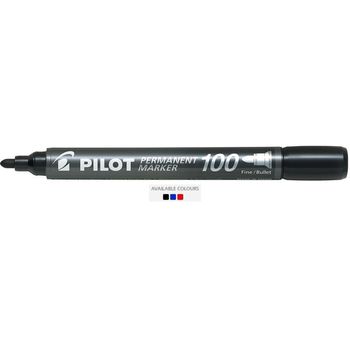 Pilot Permanent Marker Fine Sca100 Black