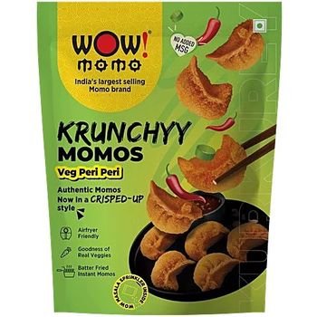 Wow Momo Veg Peri Peri Crunchy Momos 10pcs