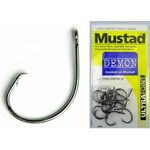 Mustad Demon Circle Hooks Size 3/0 Qty 10- 39951npbln Chemically Sharpened Hooks