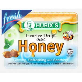 Hurix's Licorice Drops with Honey 15g