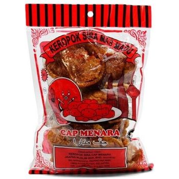 Cap Menara Fish crackers instant keropok Sira Mas Madu 80g