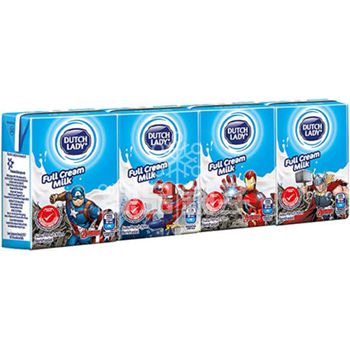 Dutch Lady Uht Milky Marvel Strawberry 4 X 125ml