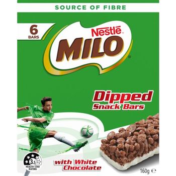 Nestle Milo Snack Bars Milk 160g