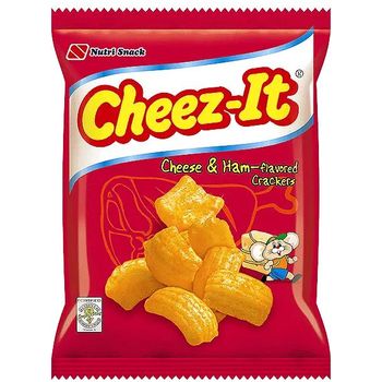 Nutri Snack Cheez It Cheese And Ham Crackers 95g