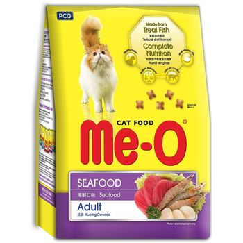 Me-O Dry Adult Cat Food Seafood 1.2kg