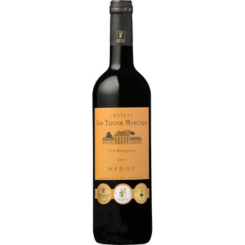 Chateau Les Trois Manoirs Red Wine Cru Bourgeois Medoc 750ml