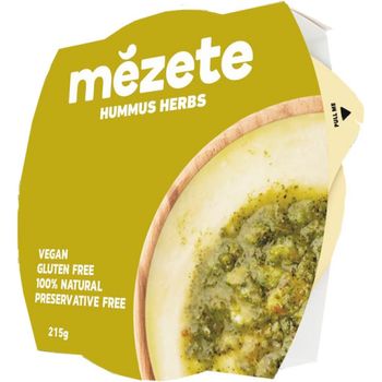 Mezete Hummus With Herbs 215g