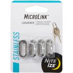 Nite Ize 4 Pack Micro Link Stainless Steel Carabiner 18g
