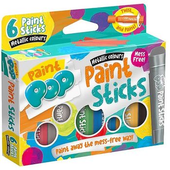 Trends UK Paint Pop Metallic Colours 6 Paint Sticks