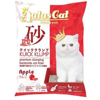 Aatas Cat Bentonite Cat Litter Kuick Klump Apple 10l