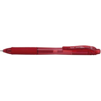 Pentel Retractable Gel Pen Fine 0.5mm Red