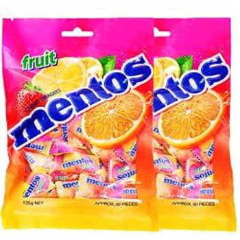 Mentos Chewy Dragees Fruit 135g