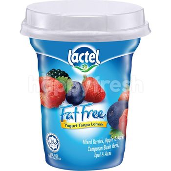 Lactel Fat Yogurt Mixed Berry 125g