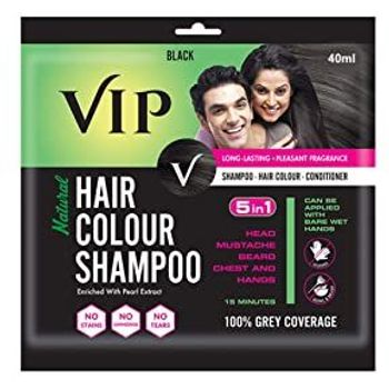 VIP Hair Color Shampoo Black 40ml