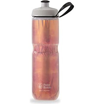 Polar Bottle Sport Insulated Water Bottle Bpa-free Sport And Bike Squeeze Bottle With Handle fly Dye Blood Orange 685g