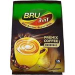 Bru 3 In 1 Original 15 Sachets 330g