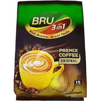 Bru 3 In 1 Original 15 Sachets 330g