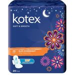 Kotex Soft Smooth Overnight Wing 28Cm 20 Sachet