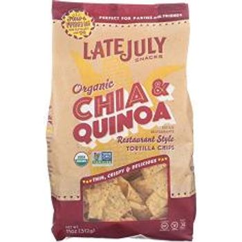 Late July Snacks Organic Tortilla Chips Thin Multigrain 312g