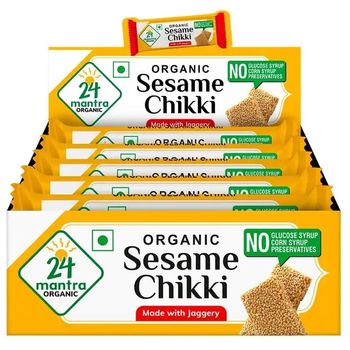 24 Mantra Organic Sesame Chikki 200g
