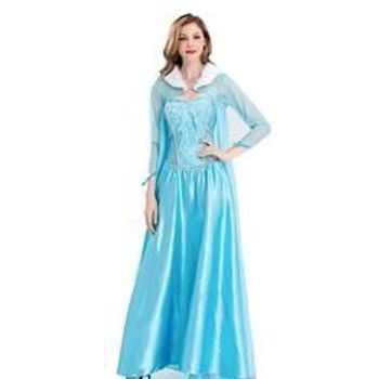 Gothicmaster Princess Role Play Pretend Play Costume S Sky Blue