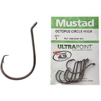 Mustad 39935NPBN 7/0 Octopus Circle Pre Pack